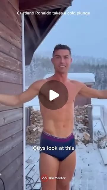 Ronaldo Takes -20°C Ice Plunge in Finland — 107M Views