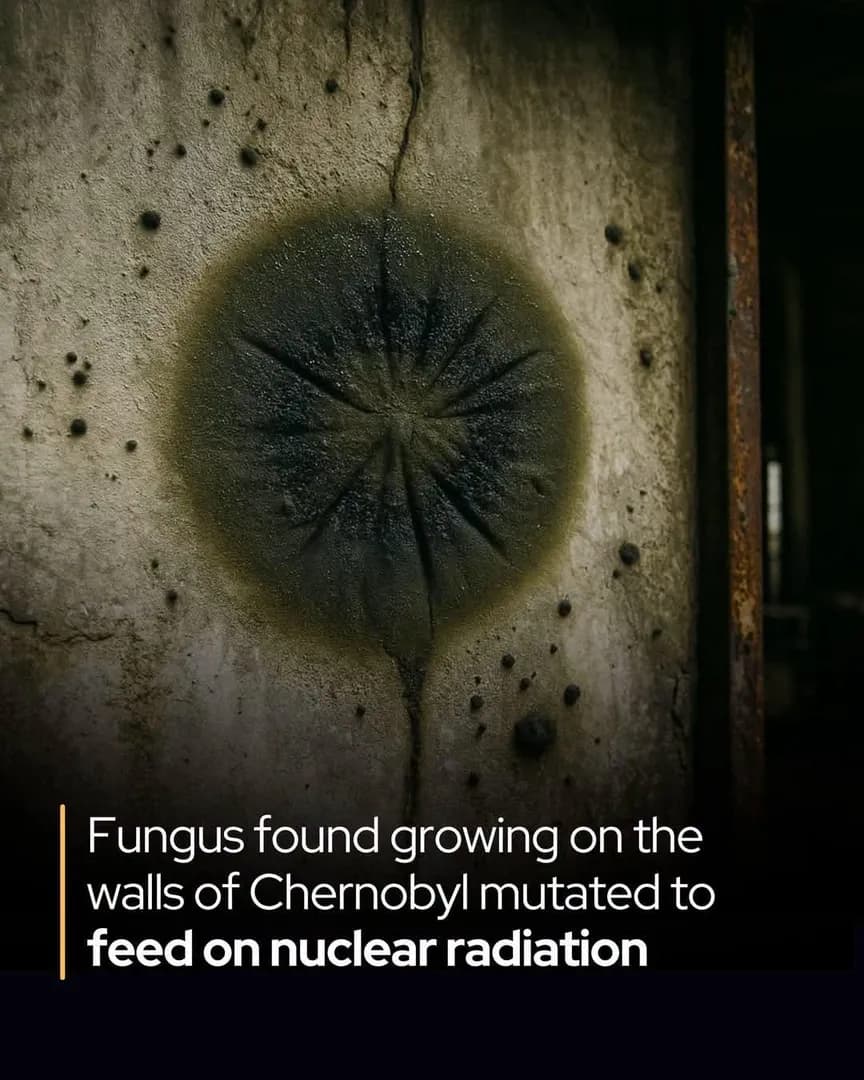 The organism, called Cladosporium sphaerospermum, doesn't just survive radiation. It appears to feed on it.