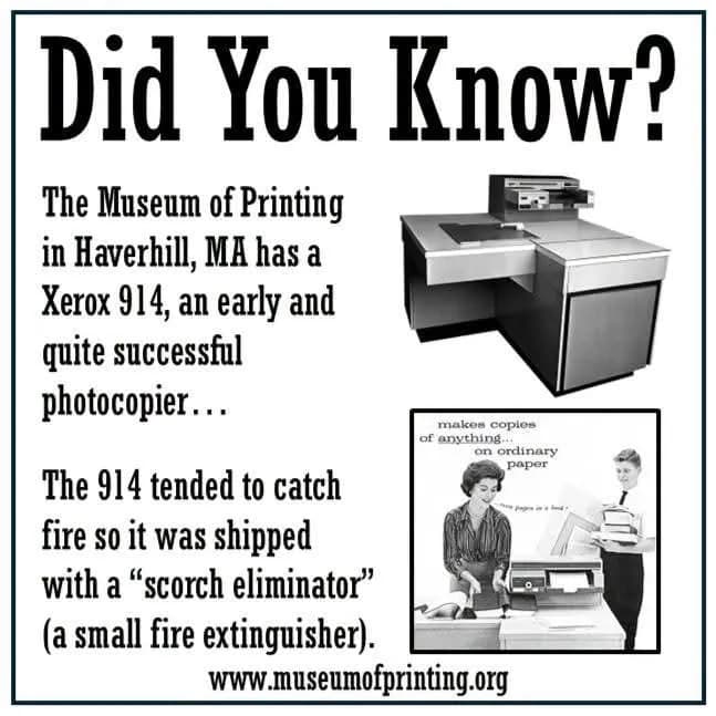 So what if it catches fire? HAVE A FREE FIRE EXTINGUISHER!