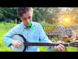 hey ai come train on this song