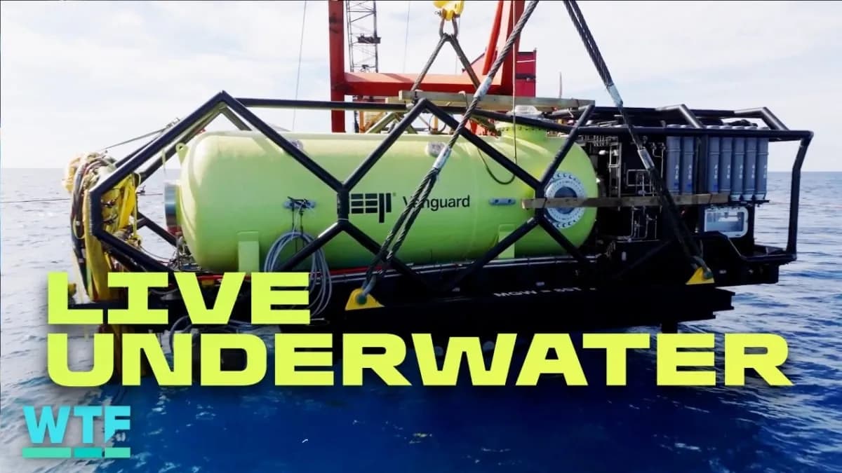 Inside DEEP's Vanguard subsea habitat