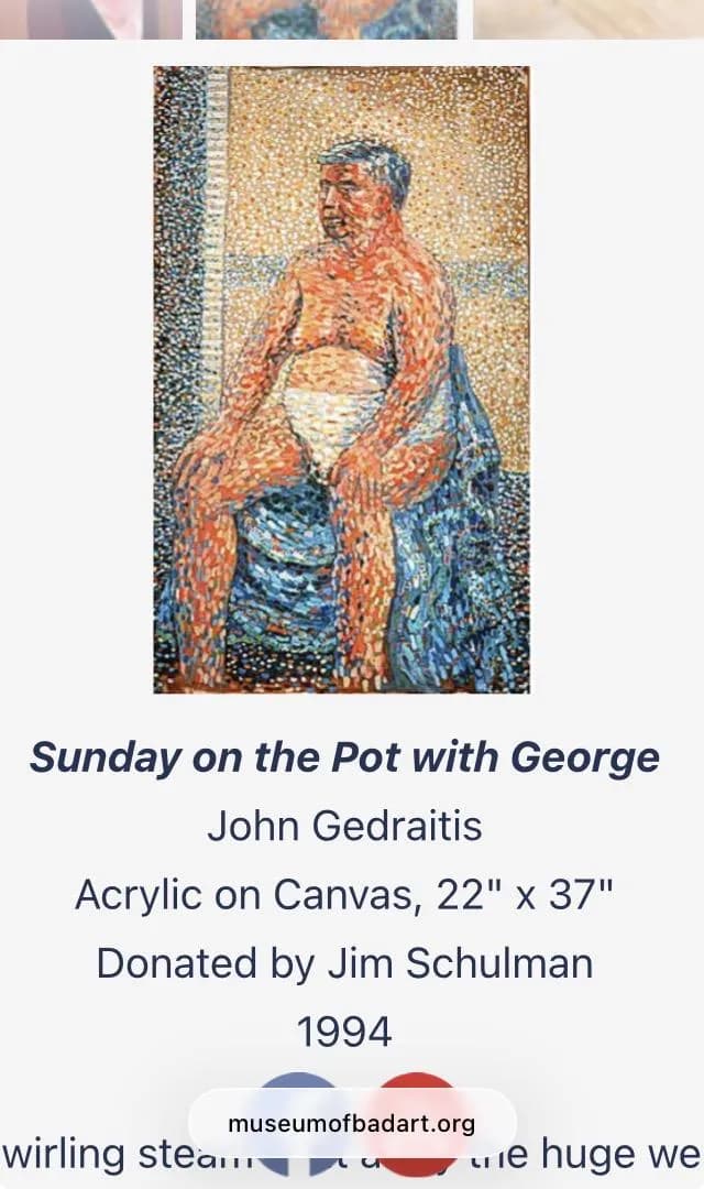 From the Museum of Bad Art’s off-off-off-Broadway collection