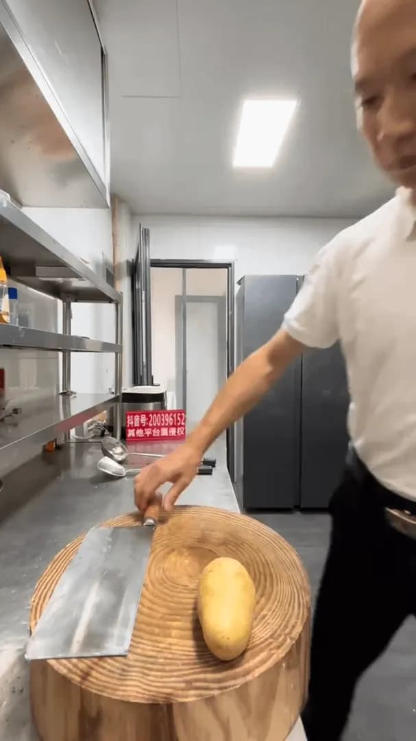 Guy's got crazy knife skills