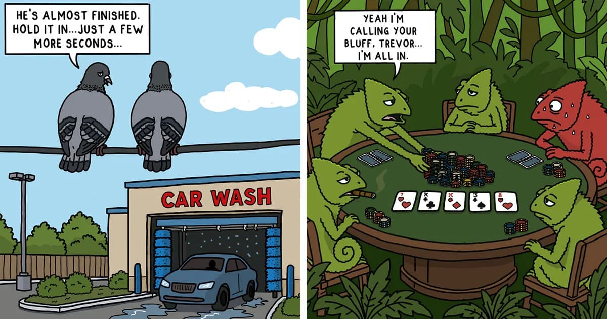 ‘Walk The Fish’: 30 Comics Where Everyone Treats The Most Ridiculous Situations Like It’s Totally Normal