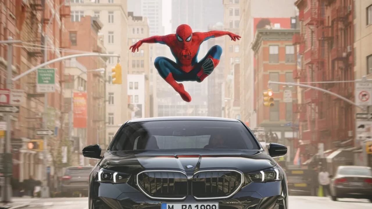Spider-Man: Brand New Day Ads Take Over BMW Dashboards