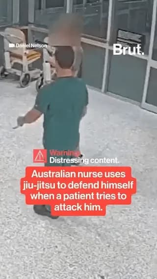 Australian nurse uses jiu-jitsu to defend himself