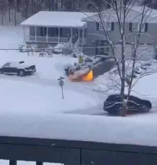 Why shovel when you have a flamethrower??