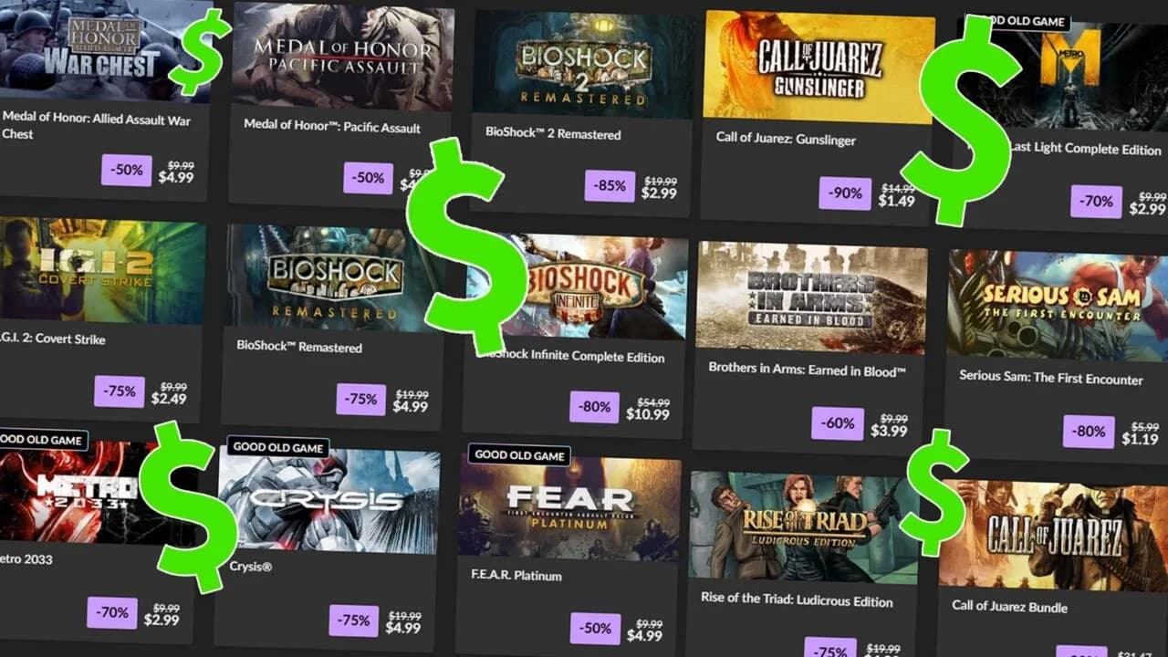 Big Shooter Sale On GOG Includes Over 400 Cheap PC Games