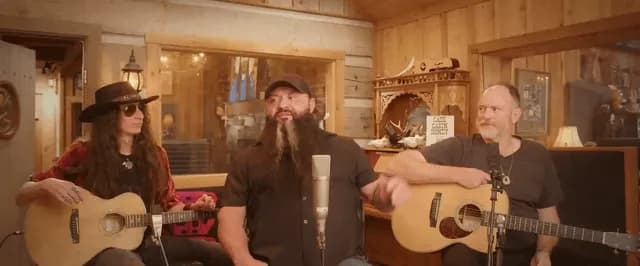 Johnny Cash's grandson, Thomas Gabriel, sings Folsom Prison Blues.