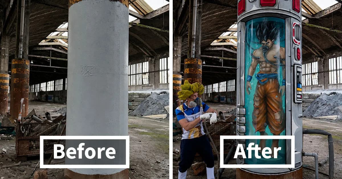 This French Artist Turns Ordinary Walls Into Mind-Bending 3D Illusions (28 New Pics)