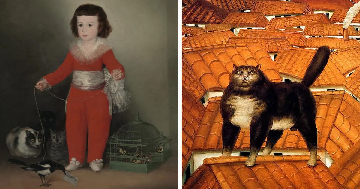 This Page Collects Paintings Of Cats From Across History, And Here Are 40 Favorites