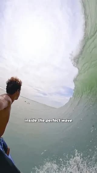 Inside the perfect wave