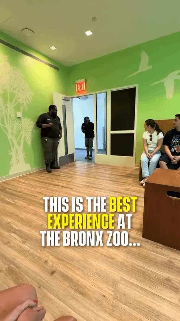 When unexpected guests appear in your room… what an incredible moment