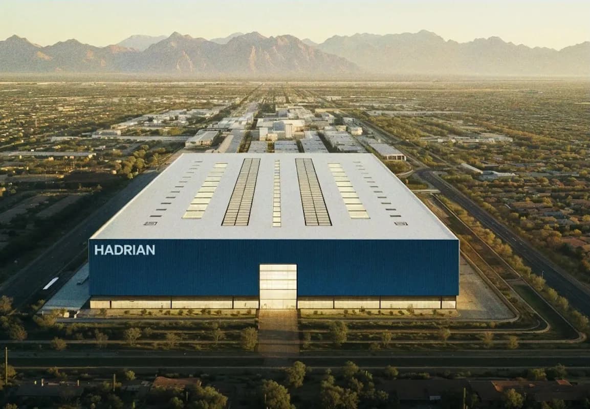 Defense tech Hadrian raises $1.37B at $8B valuation | TechCrunch