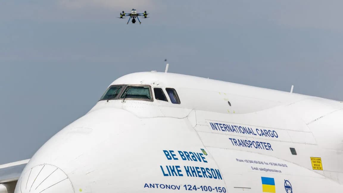 Explosive drone found hovering near Ukrainian cargo aircraft at German airport