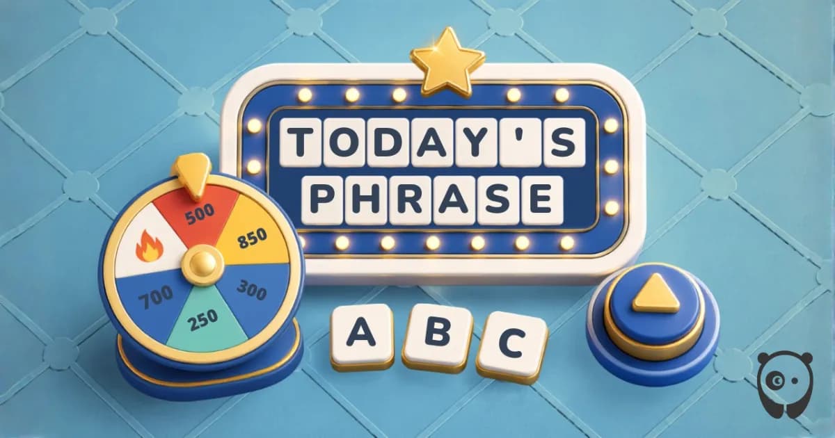 Daily Guess The Phrase Game #004 (Aug 7, 2026)