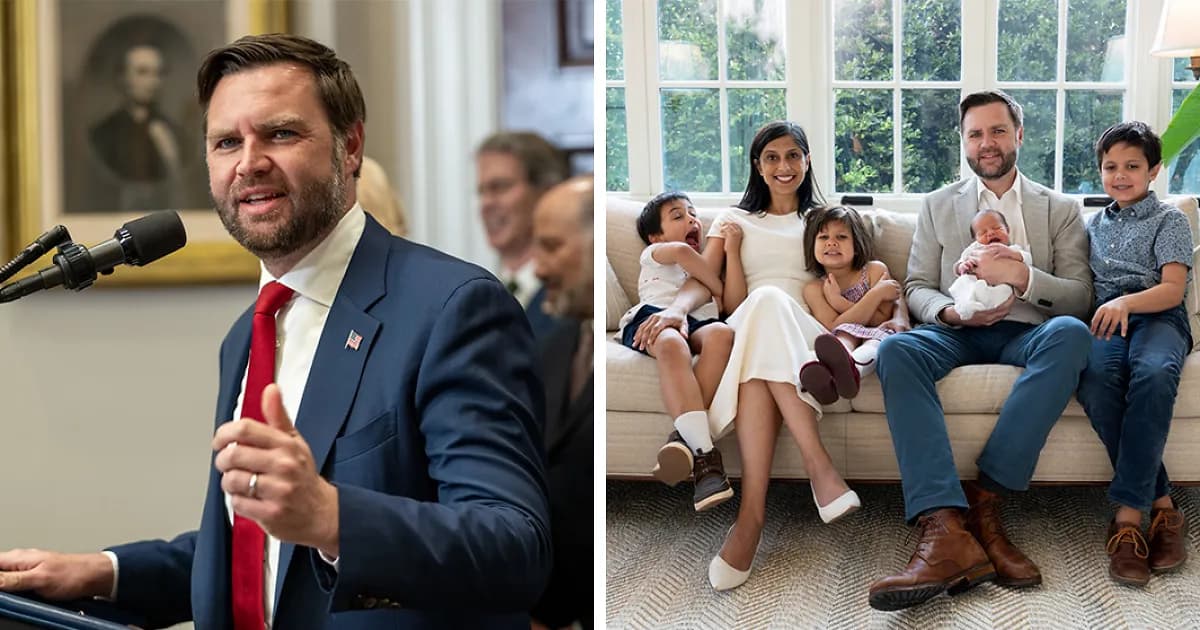JD Vance Made Casual Comment About Newborn Son, But Critics Quickly Noticed Something They Say Doesn't Add Up