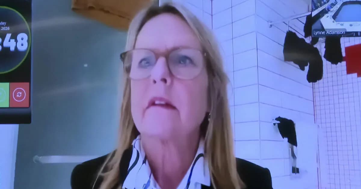 Politician Caught In Awkward Scandal After Constituents Notice Her Background In Livestreamed Meeting