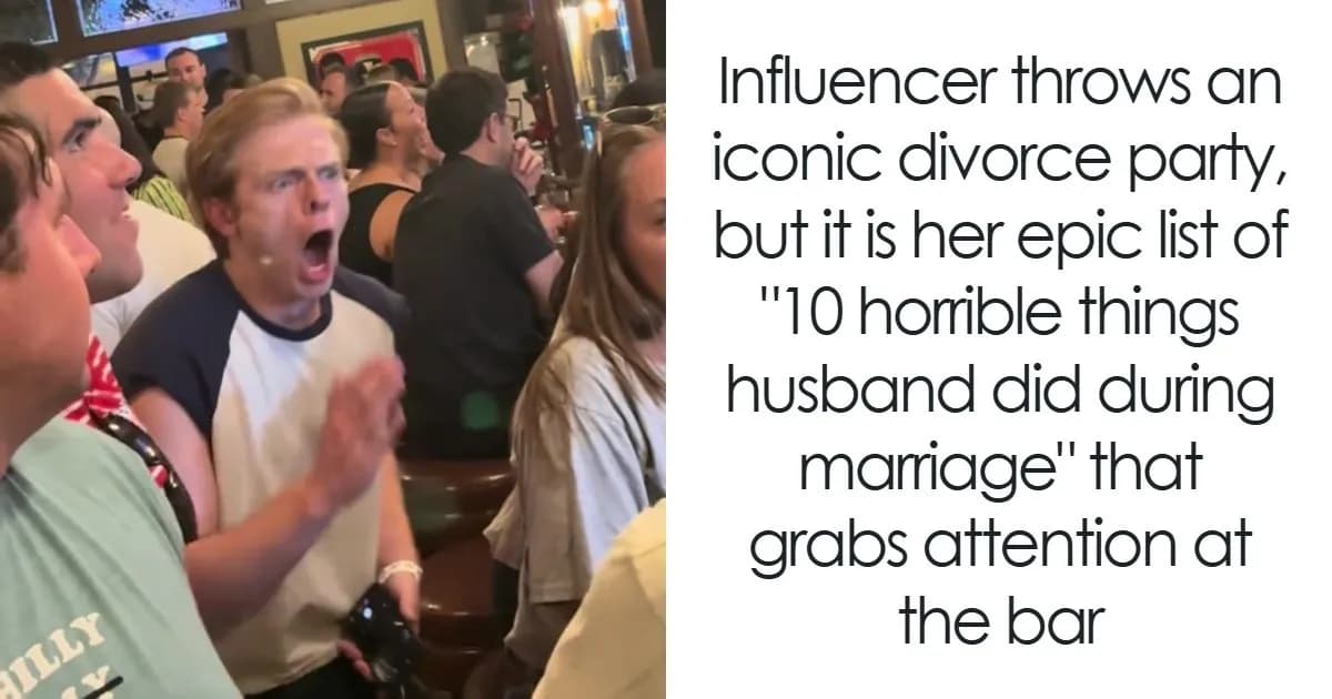 Woman Celebrates Divorce By Publicly Counting Down Her Ex-Husband’s Biggest Failures, Guests Love It