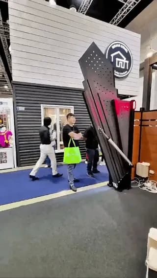 Demonstration of this fan-folding gate design