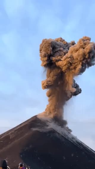 Why yall on an active volcano anyway?