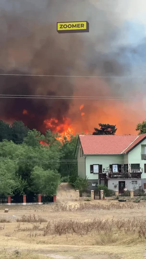 Serbia is on fire right now. Dozens of fires ignited across the whole country in the last 3 days, and they have burned over a thousand acres of land and forest. The fires are now spreading to resident
