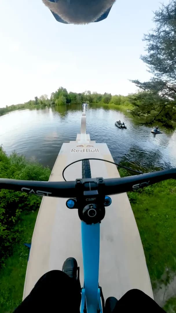 [POV] Danny MacAskill vs. Bike Obstacle Course