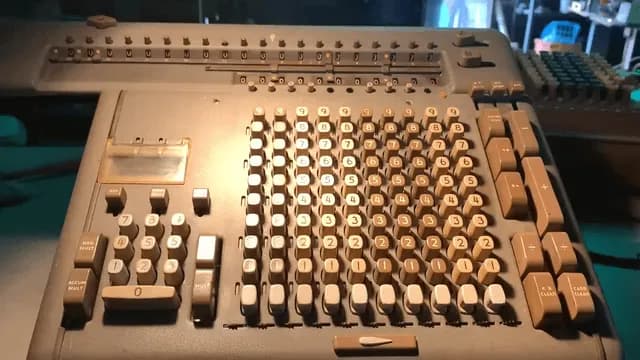 This is what happens when you divide by zero on a mechanical calculator