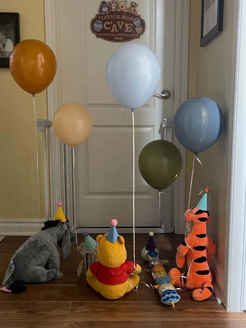 Wife went all out on our two year olds birthday celebration, made me tear up a little bit