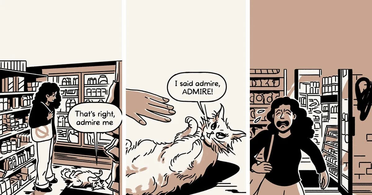 This Cartoonist Imagines What Cats Would Be Like If They Had Jobs, Coworkers, And Responsibilities (60 Pics)