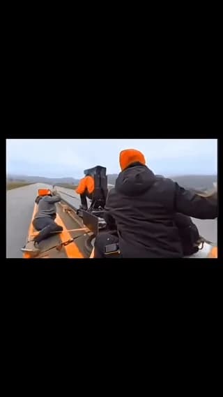 This Man Trusted Physics By Being Ejected At 80 Km/h From A Riding Truck Running At 80 Km/h.