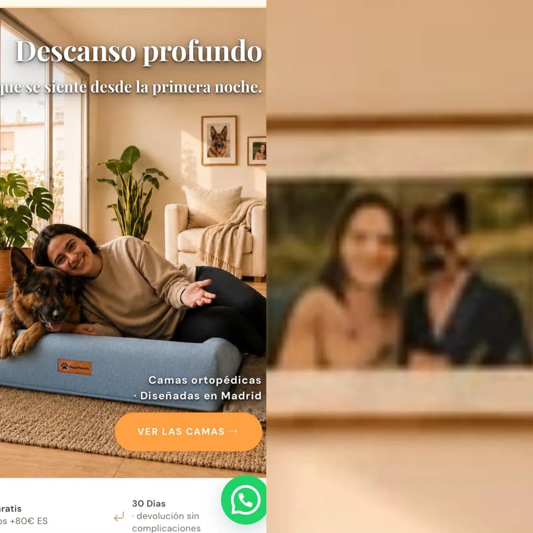 I was searching for a new bed for my dog, the web looked AI, so I decided to zoom in the image and…