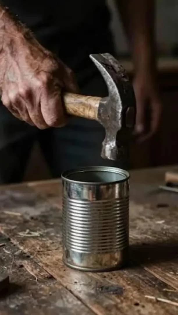 Tin cans were invented in 1810, but the can opener wasn't invented until 48 years later. For nearly half a century, people opened dinner with a hammer and chisel.