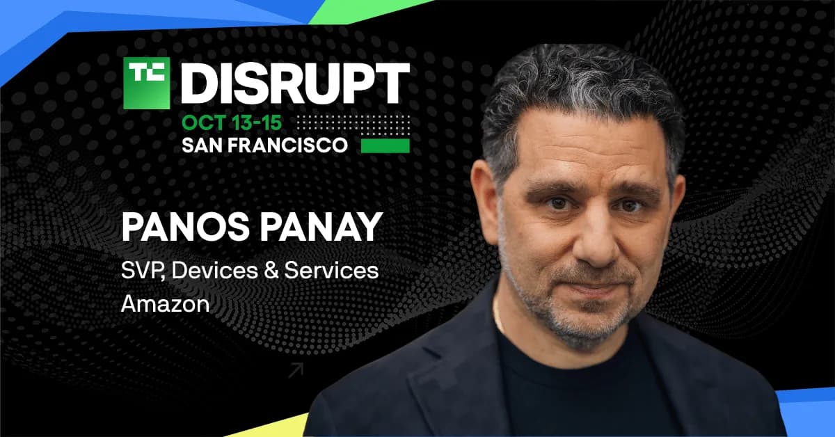 What comes after the smartphone? Amazon's Panos Panay will make his case at TechCrunch Disrupt 2026  | TechCrunch