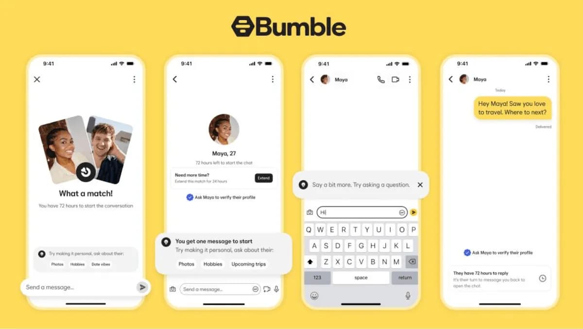 Bumble ditches its rule that kept men from making the first move | TechCrunch
