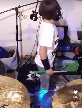 He might be hamming it up, but he has the skills