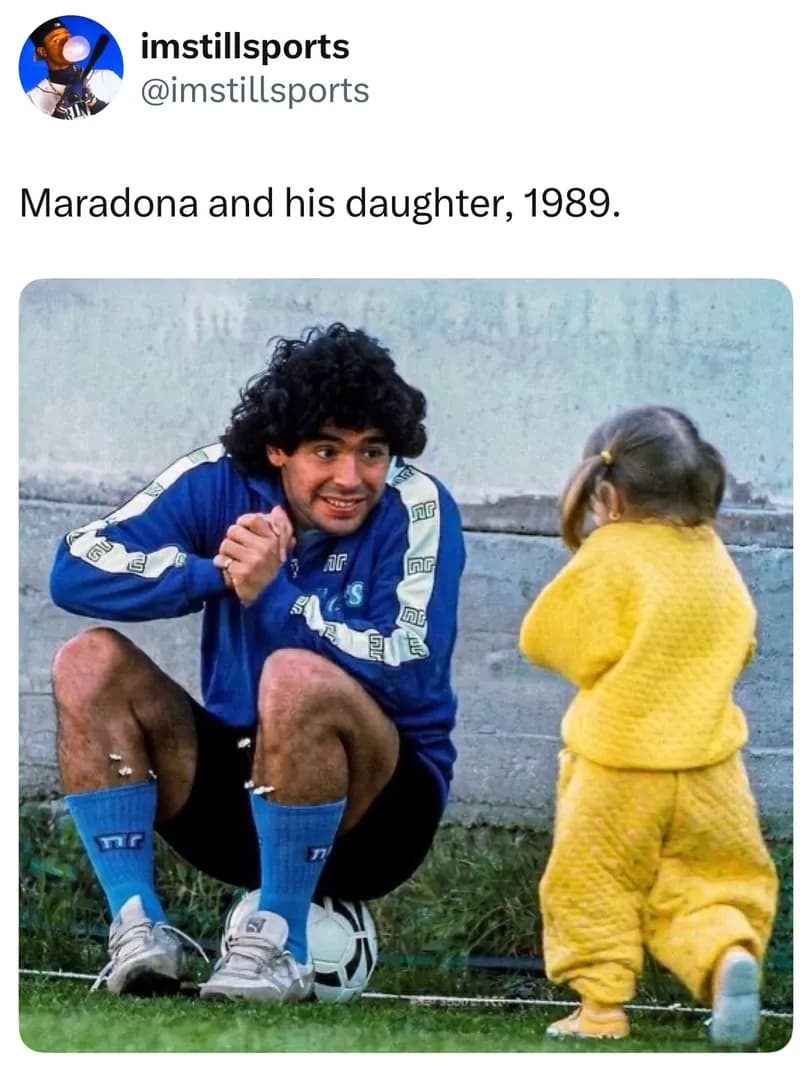 Everything aside, but this photo always makes me smile