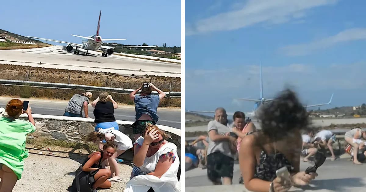 52YO Woman Hospitalized With Severe Injuries After Being Slammed To The Ground By Plane's Jet Engine