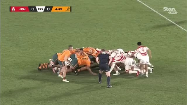 Japanese 21 y/o Ito scores after 3 minutes of continuous attack vs Australia
