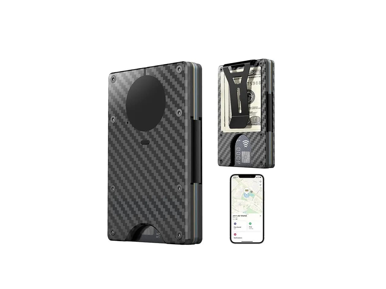 This thin, metal wallet can house an AirTag, and it’s on sale for just $29.99