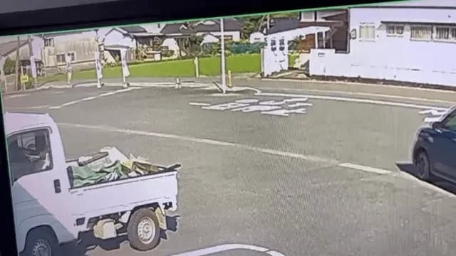Earthquake in Japan causes a surface rupture, only second time ever captured on video.