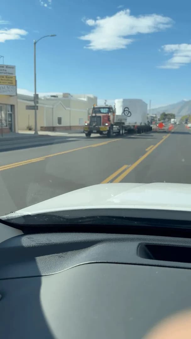 Ever see a Nuclear Reactor rolling down the street?