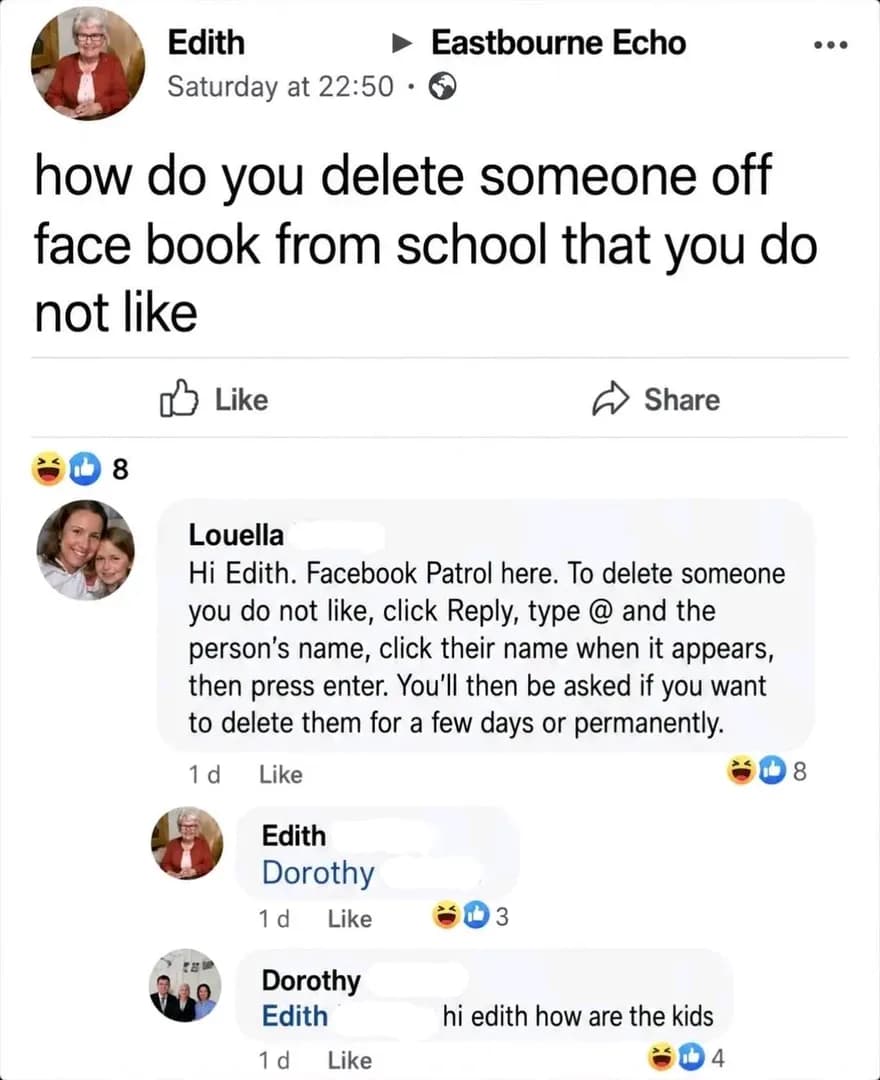 Poor granny