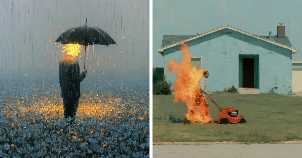 20 New Surreal Works By Luca Ponsato That Explore The Hidden Landscape Of Human Emotions