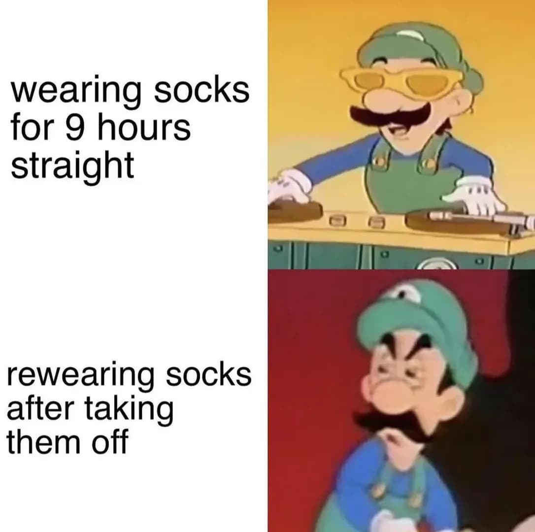 Almost as bad as stepping into water.