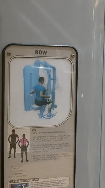 The machine labels at my gym uses lenticular printing to show the movements.