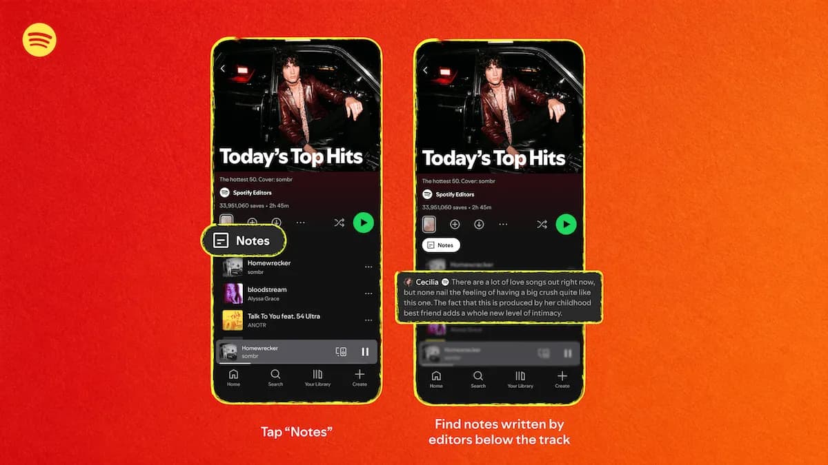 Spotify’s new Playlist Notes let users and editors explain their song picks | TechCrunch