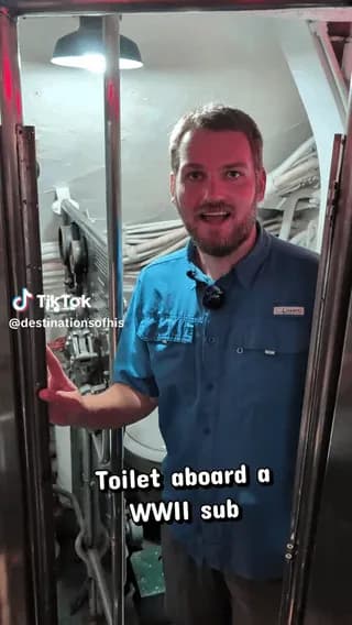 If you were a cook on a World War II submarine you got to shower every day while everyone else got to shower every two weeks