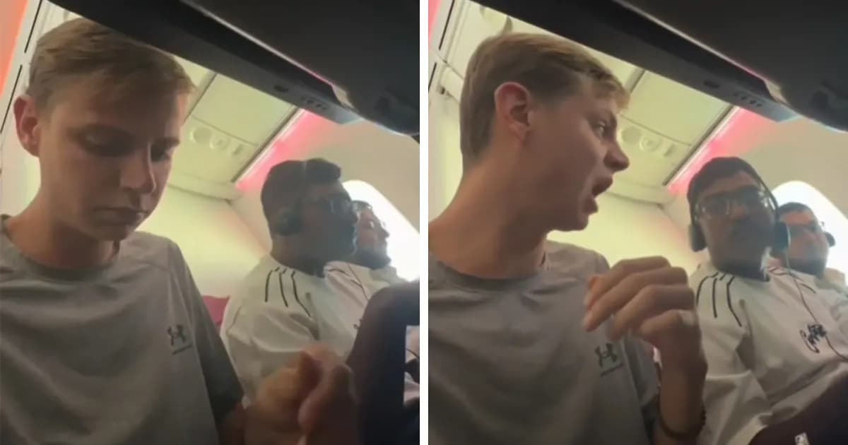 Passenger Confronts Total Stranger For Chewing With His Mouth Open On Plane, Sparks Viral Debate