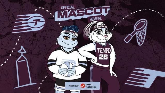 Official WNBA Toronto Team Mascots: Lesbian couple rabbit and non-binary snapping turtle